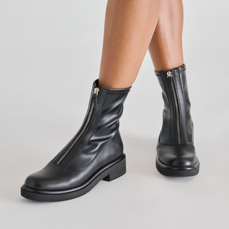 shante boots black leather