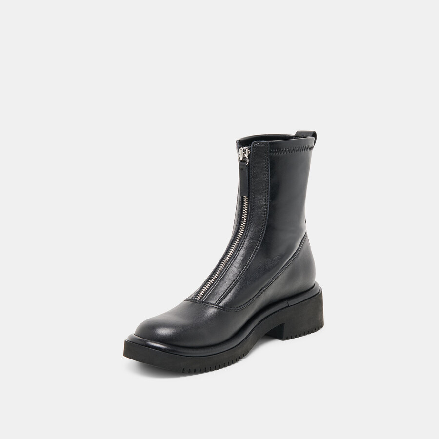 shante boots black leather