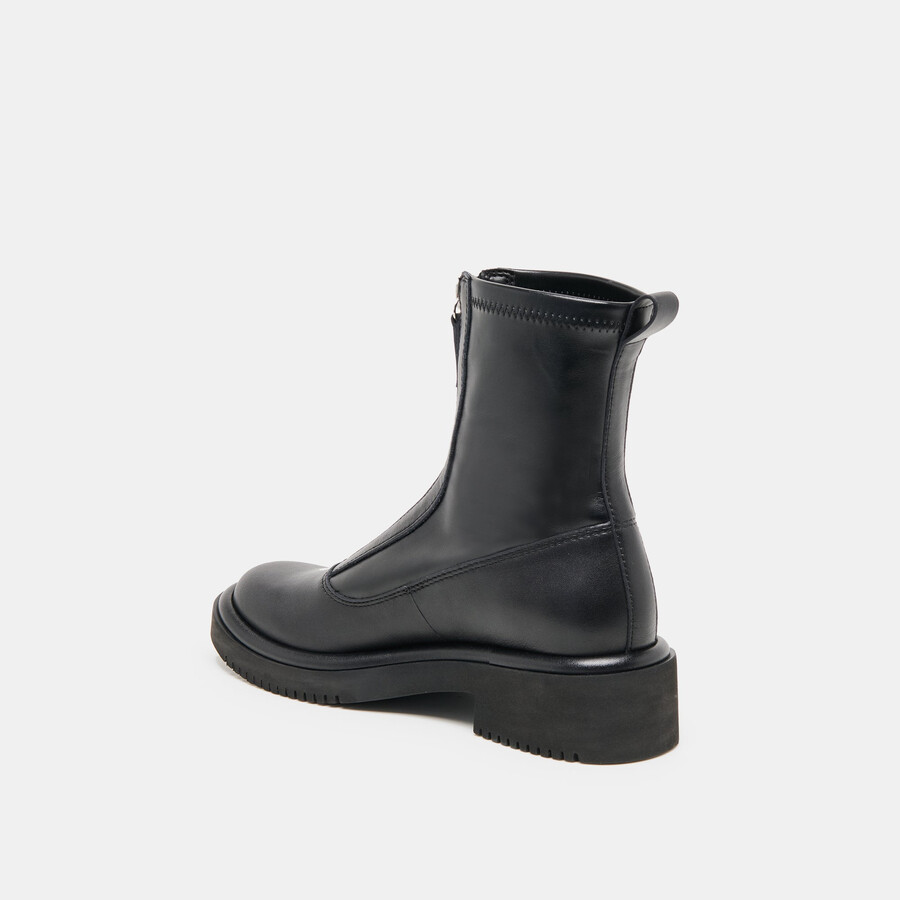 shante boots black leather