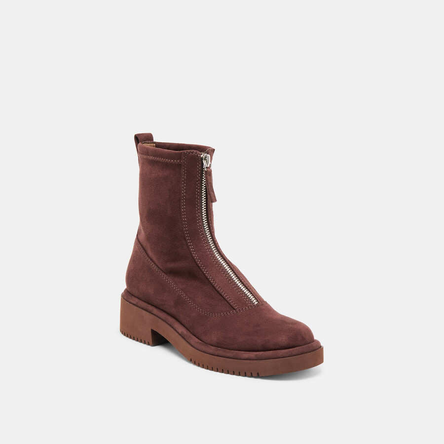 shante boots mahogany stella suede