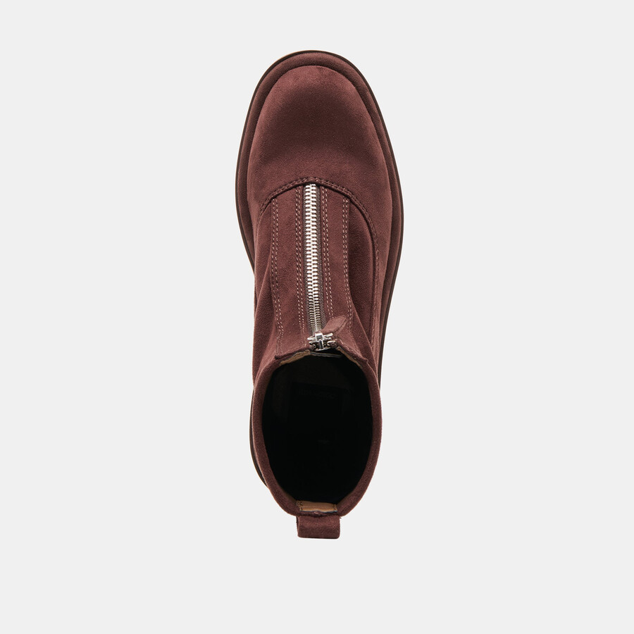 shante boots mahogany stella suede