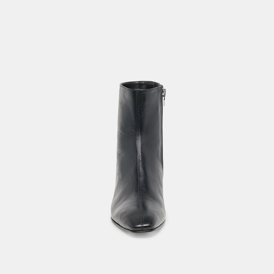 tarine booties black leather