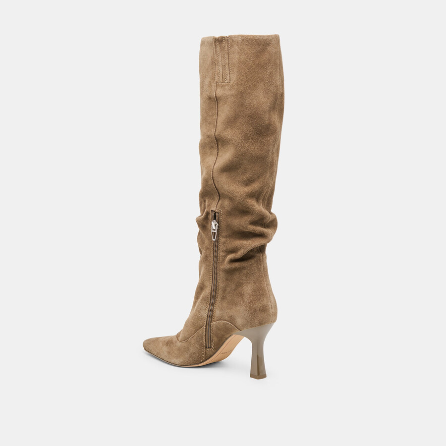 lousa boots olive suede
