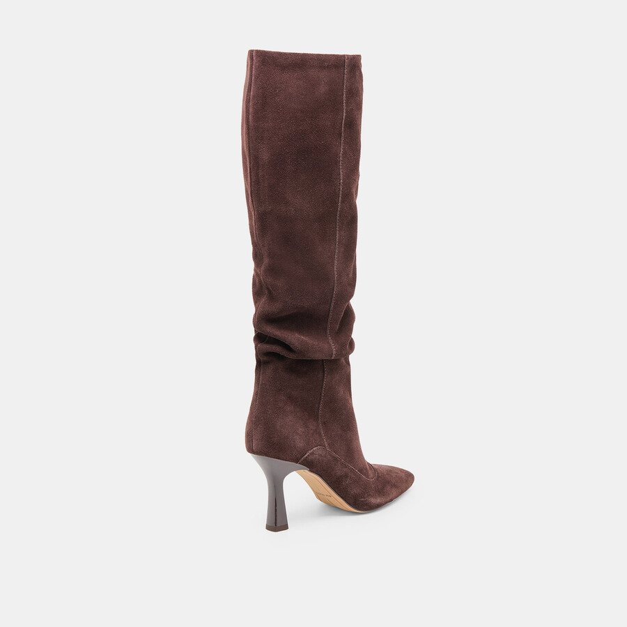 lousa boots mahogany suede