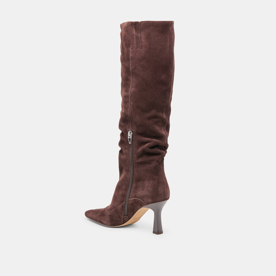 lousa boots mahogany suede