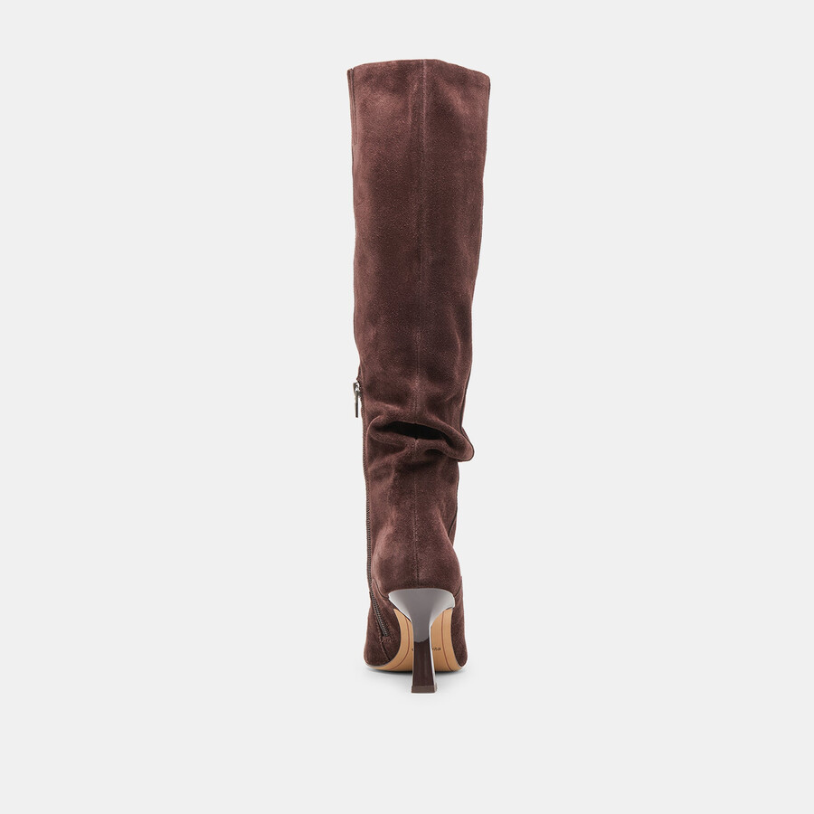 lousa boots mahogany suede