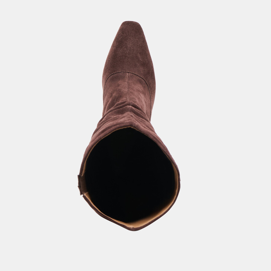 lousa boots mahogany suede