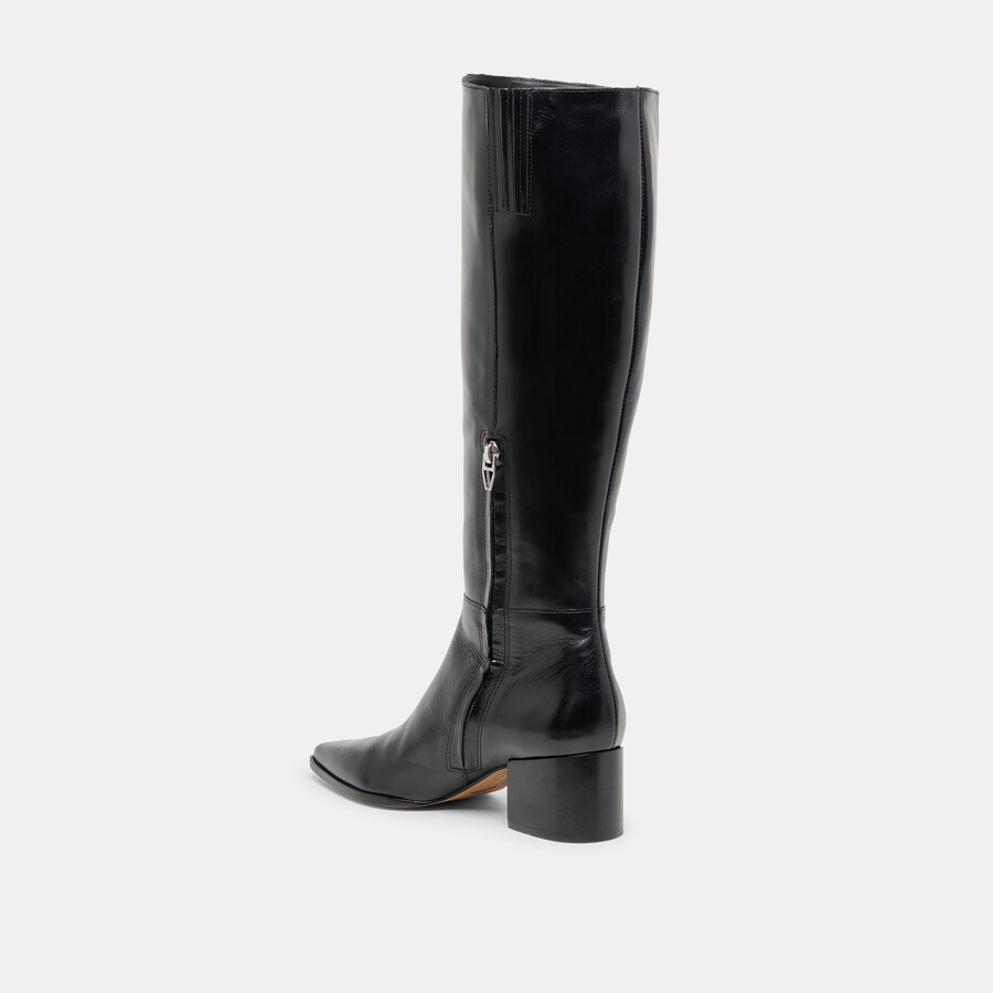 kirson boots black leather