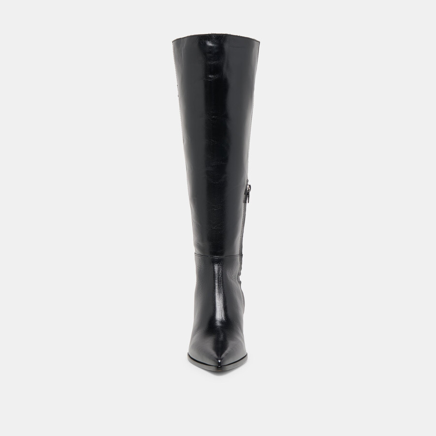 kirson boots black leather