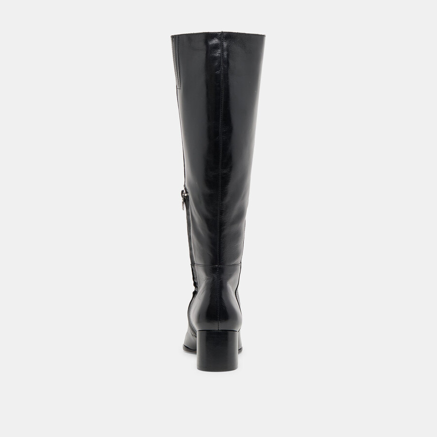 kirson boots black leather