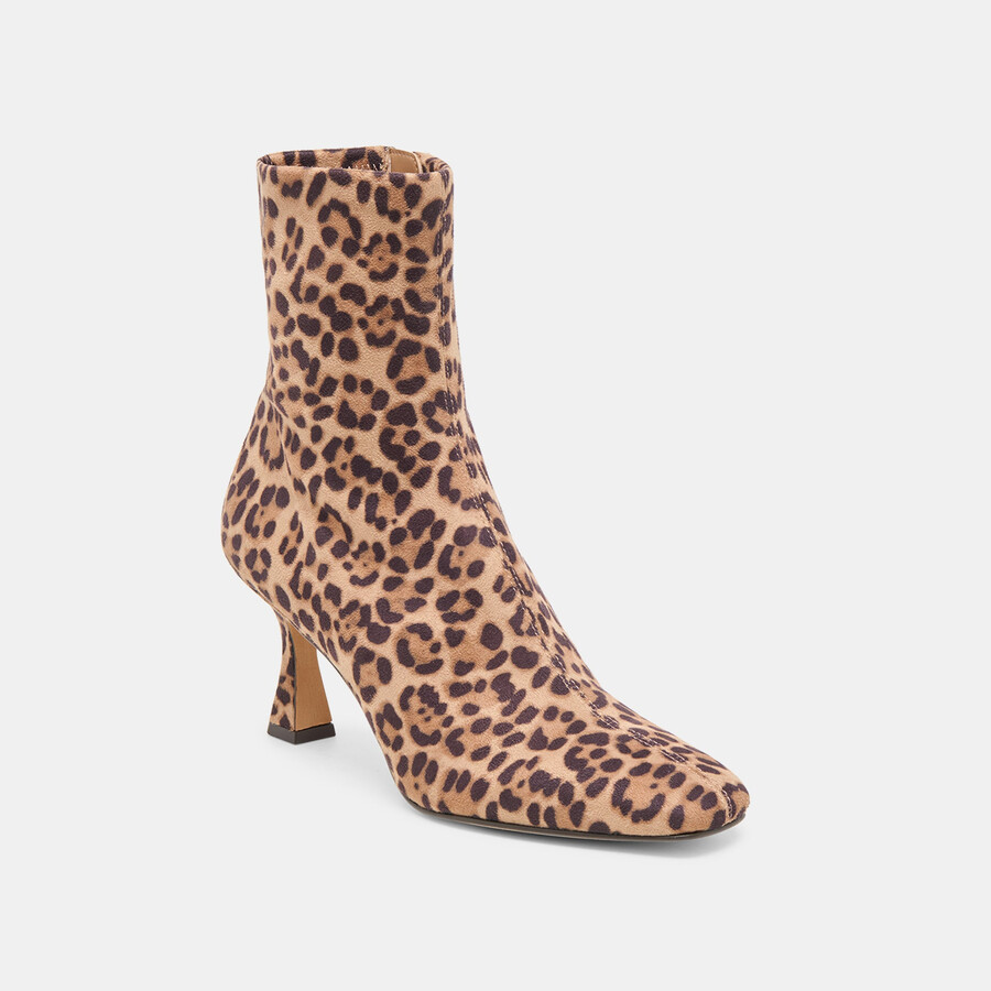 glamor boots dk leopard stella suede