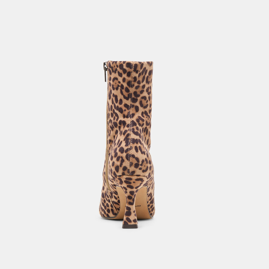 glamor boots dk leopard stella suede