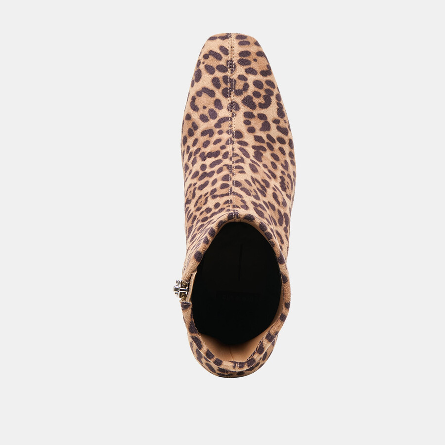 glamor boots dk leopard stella suede