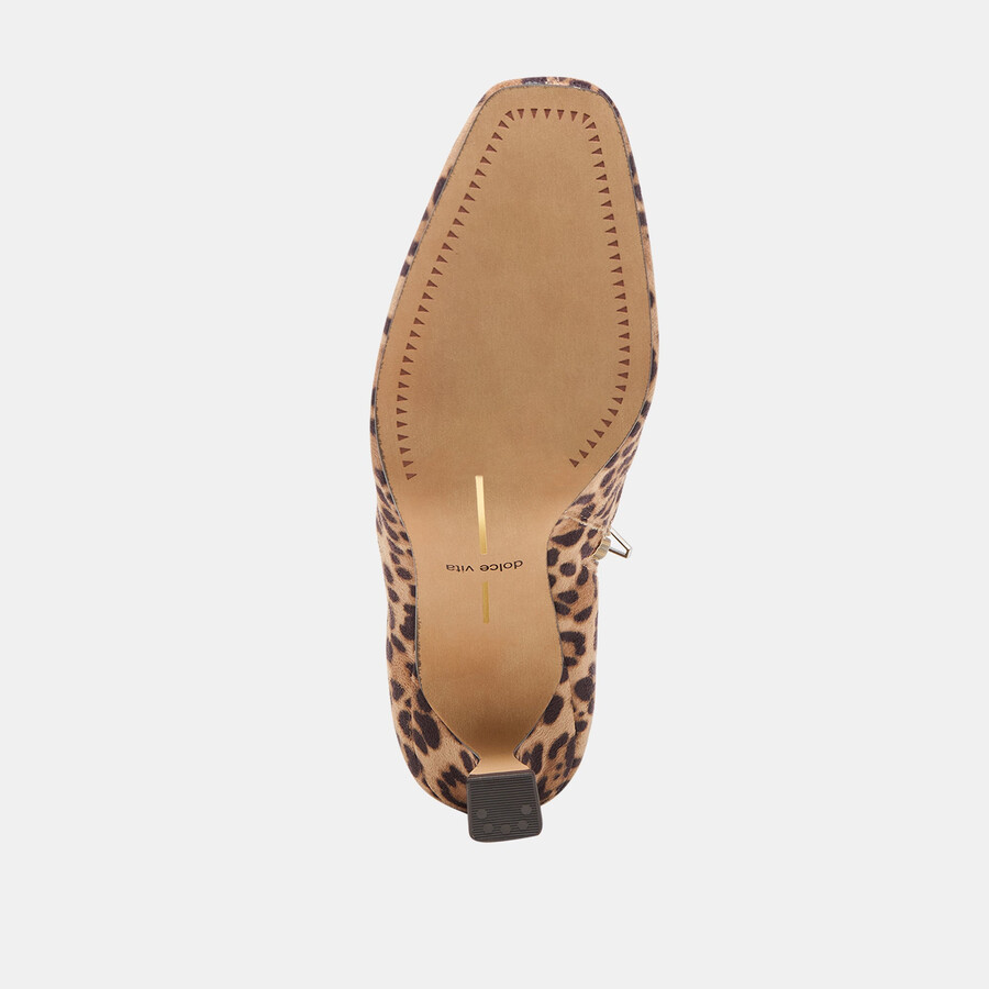glamor boots dk leopard stella suede