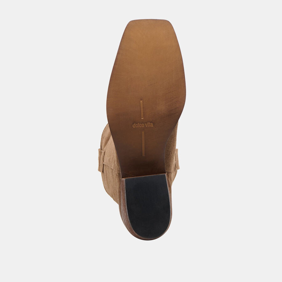 romie boots chocolate suede