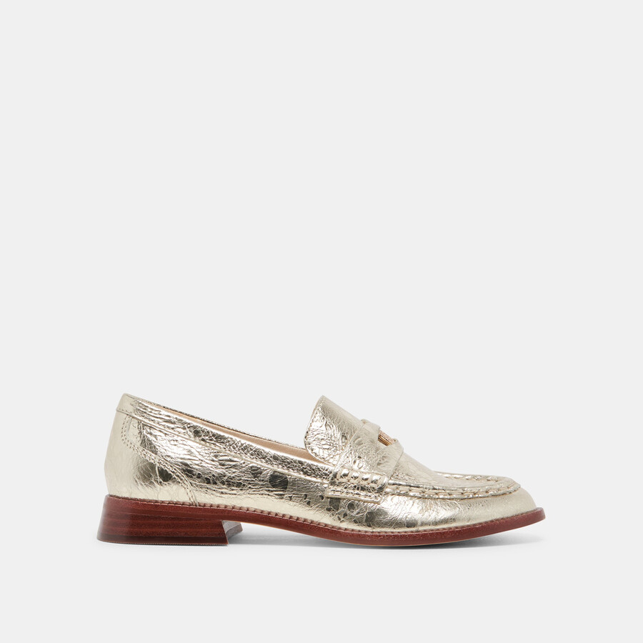 hilly wide loafers platinum coin