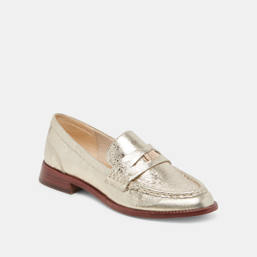 hilly wide loafers platinum coin
