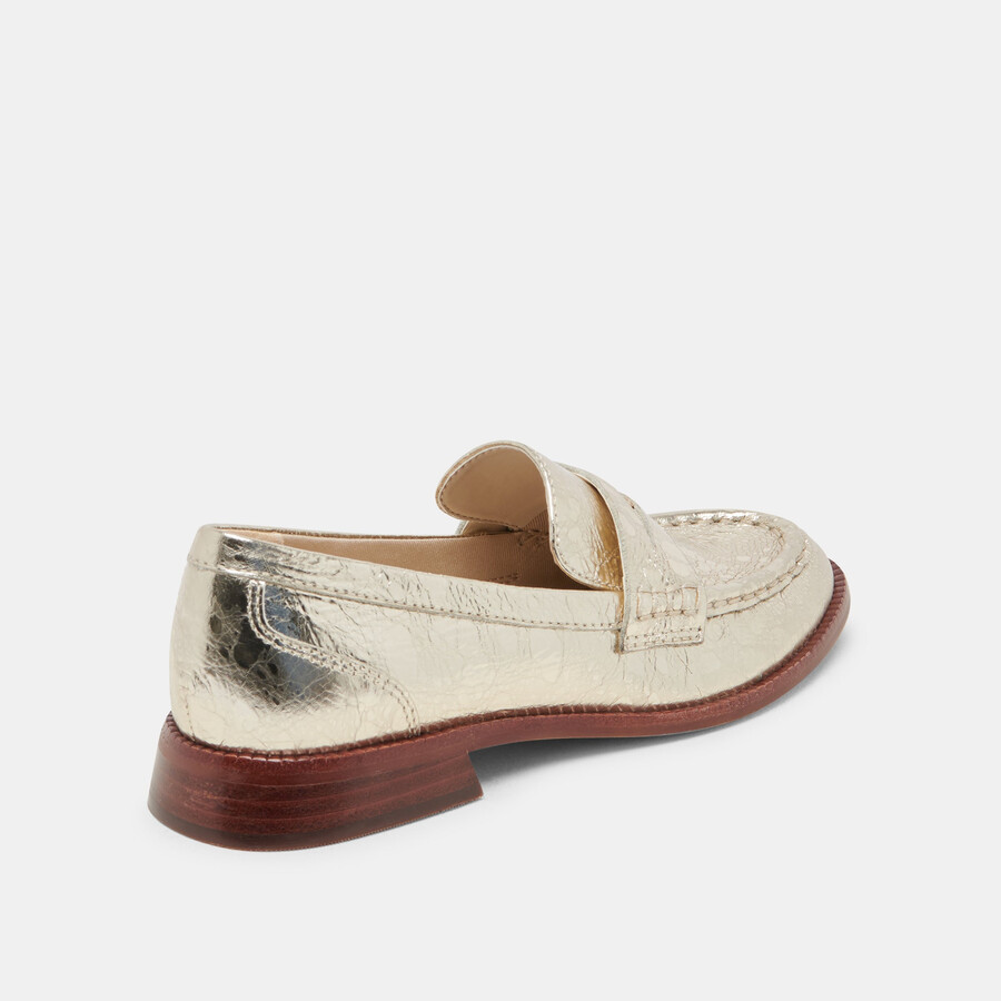 hilly wide loafers platinum coin