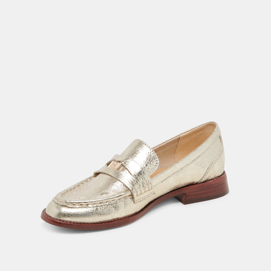 hilly wide loafers platinum coin
