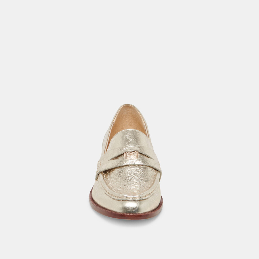 hilly wide loafers platinum coin