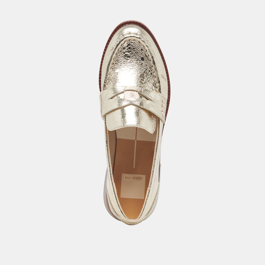 hilly wide loafers platinum coin