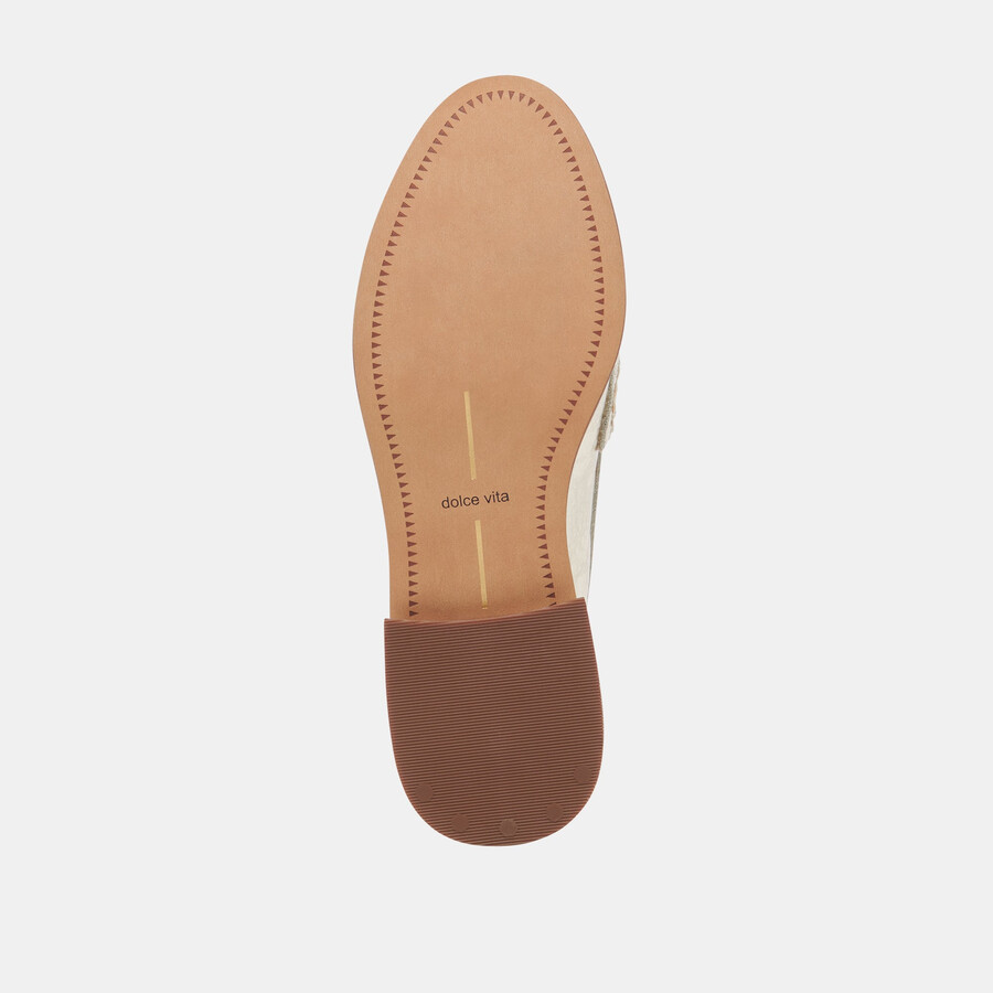 hilly wide loafers platinum coin