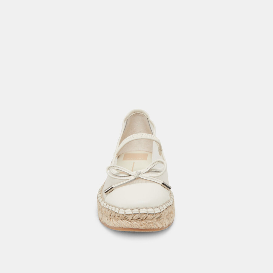 cambre ballet flats white mesh
