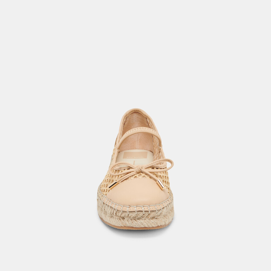 cambre ballet flats lt natural woven mesh