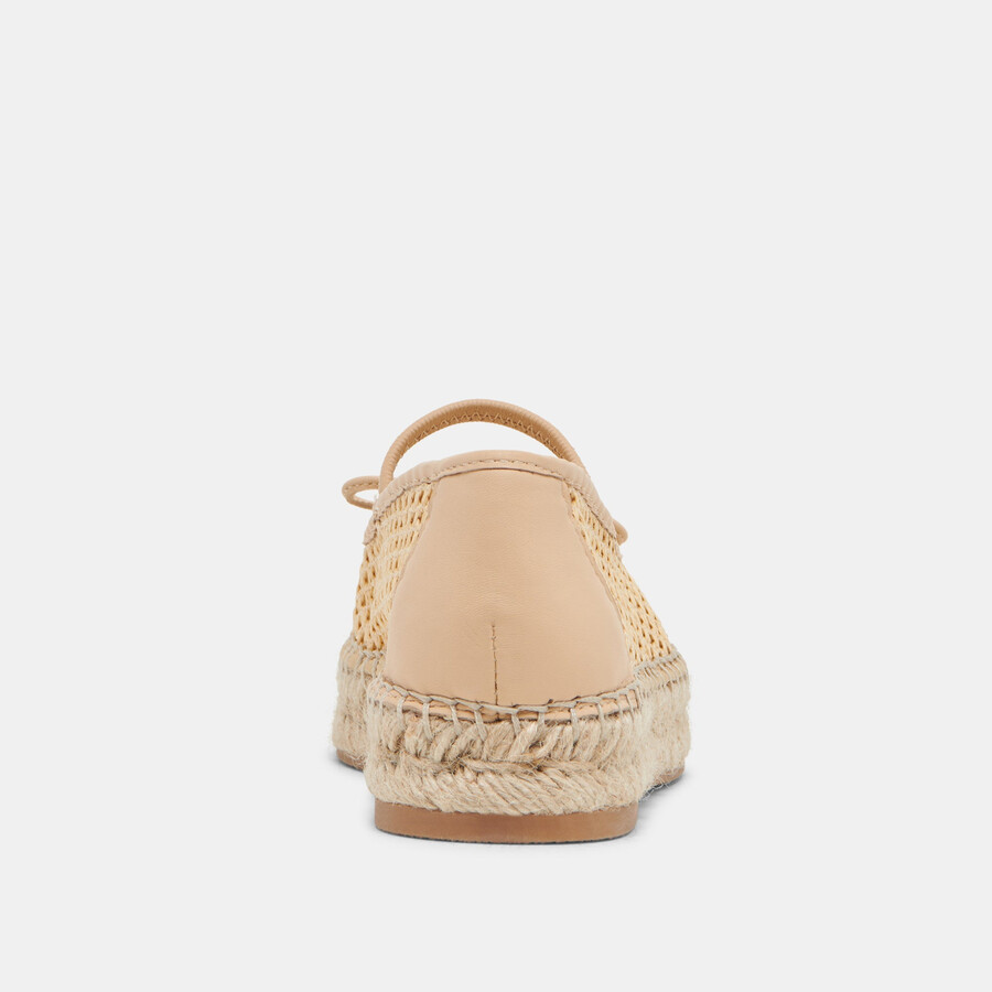 cambre ballet flats lt natural woven mesh