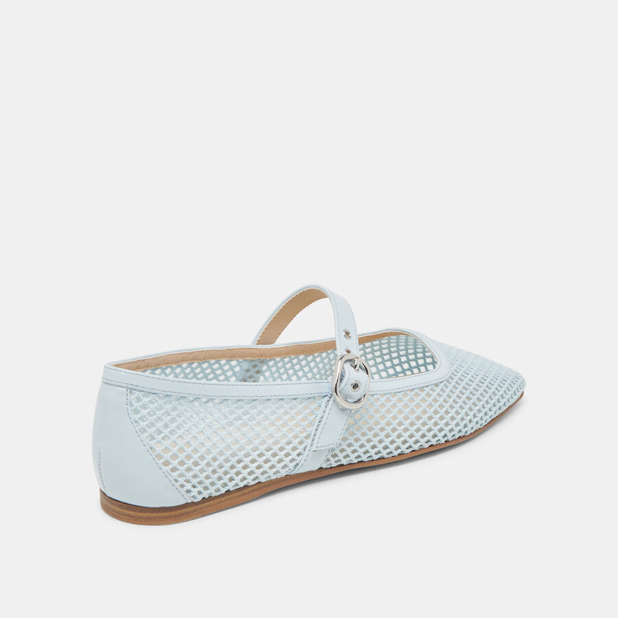rodni mesh ballet flats light blue mesh