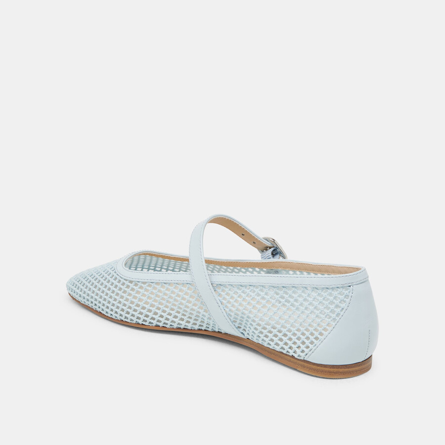 rodni mesh ballet flats light blue mesh