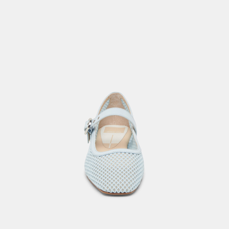 rodni mesh ballet flats light blue mesh