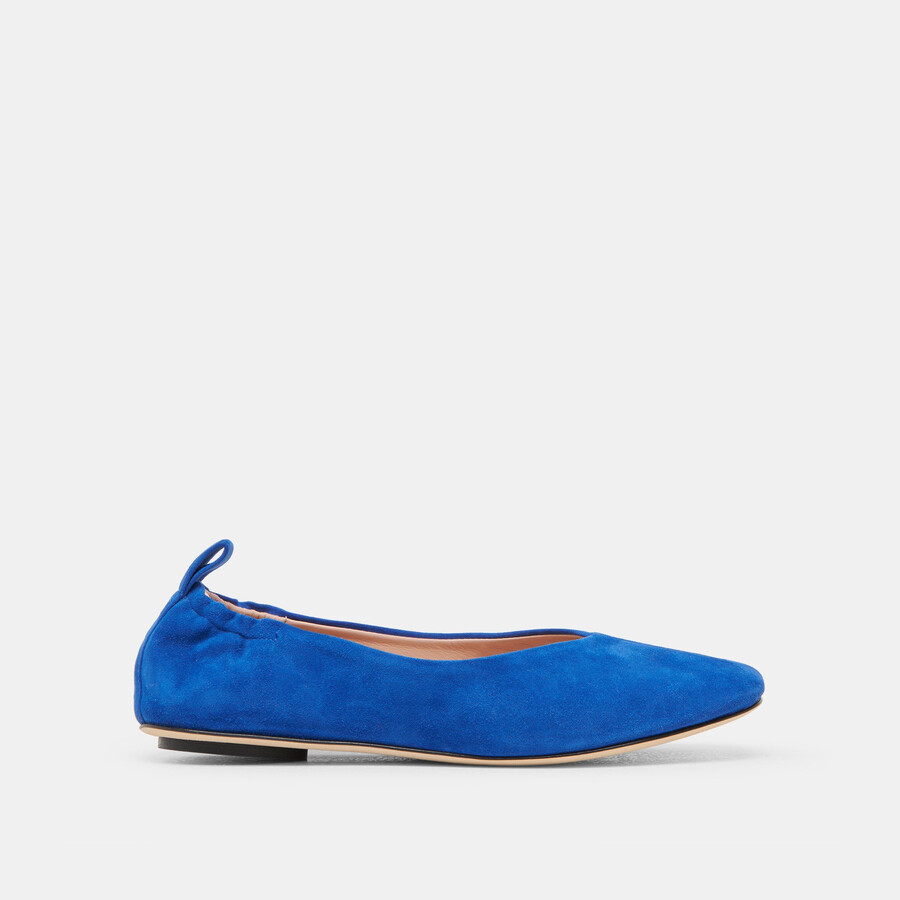 vinnie ballet flats navy suede