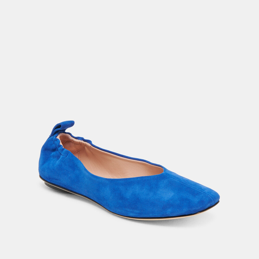 vinnie ballet flats navy suede