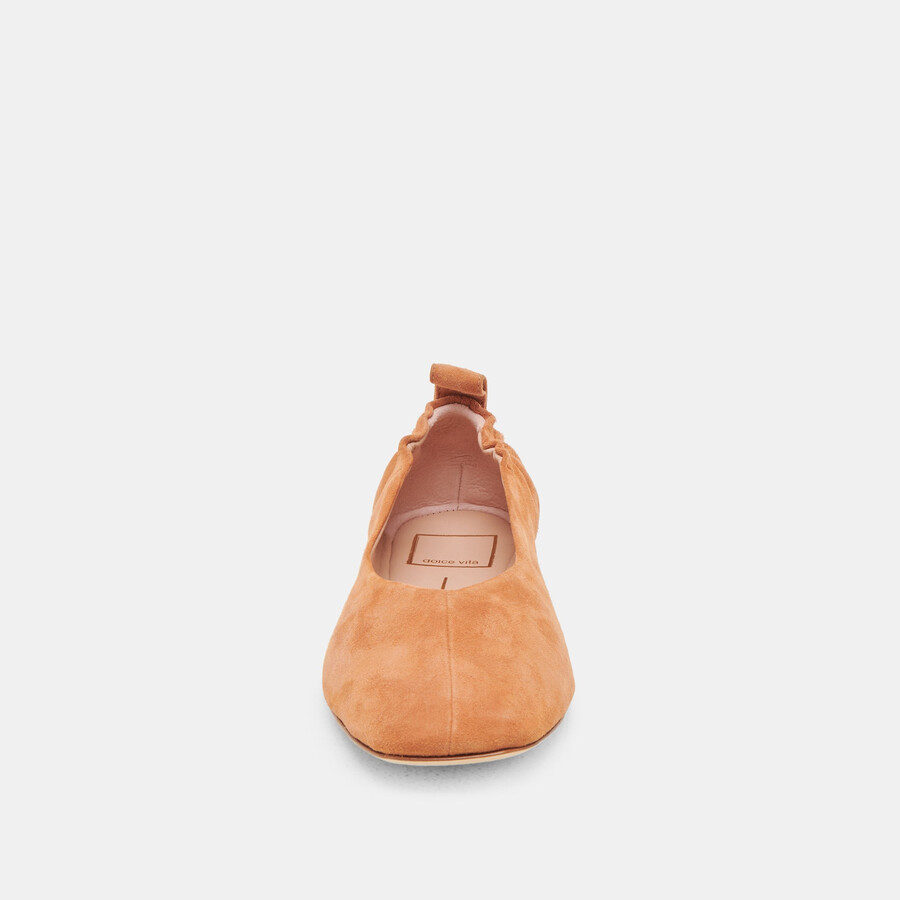 vinnie ballet flats amber suede