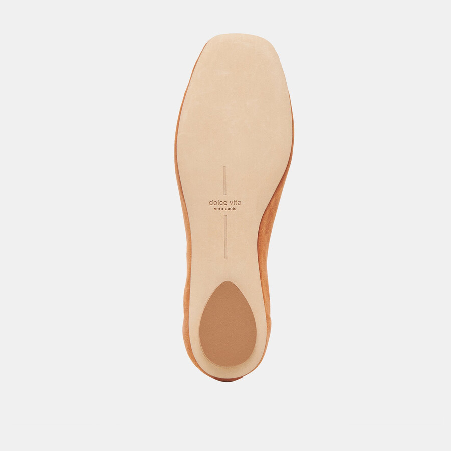 vinnie ballet flats amber suede