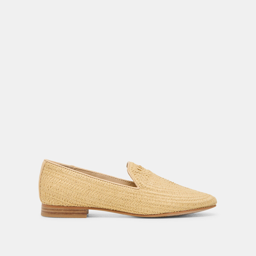 baylen flats natural woven raffia