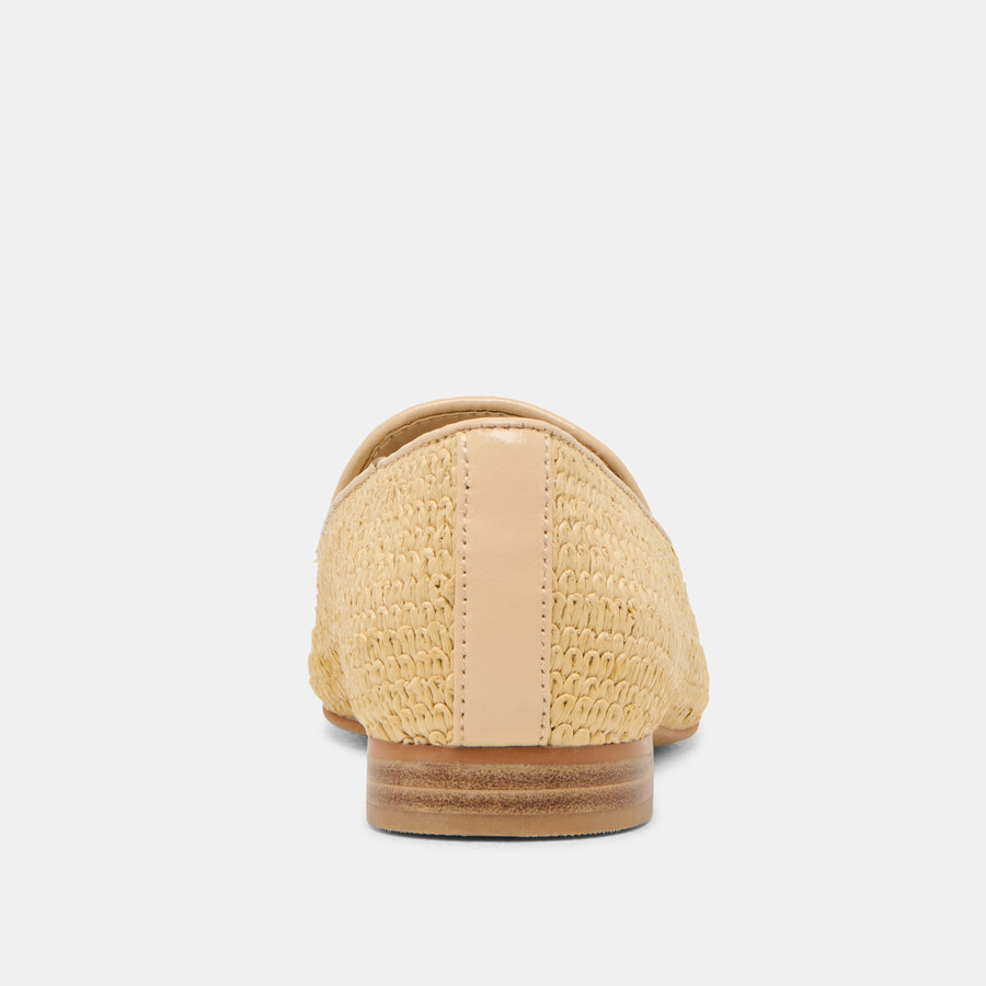 baylen flats natural woven raffia