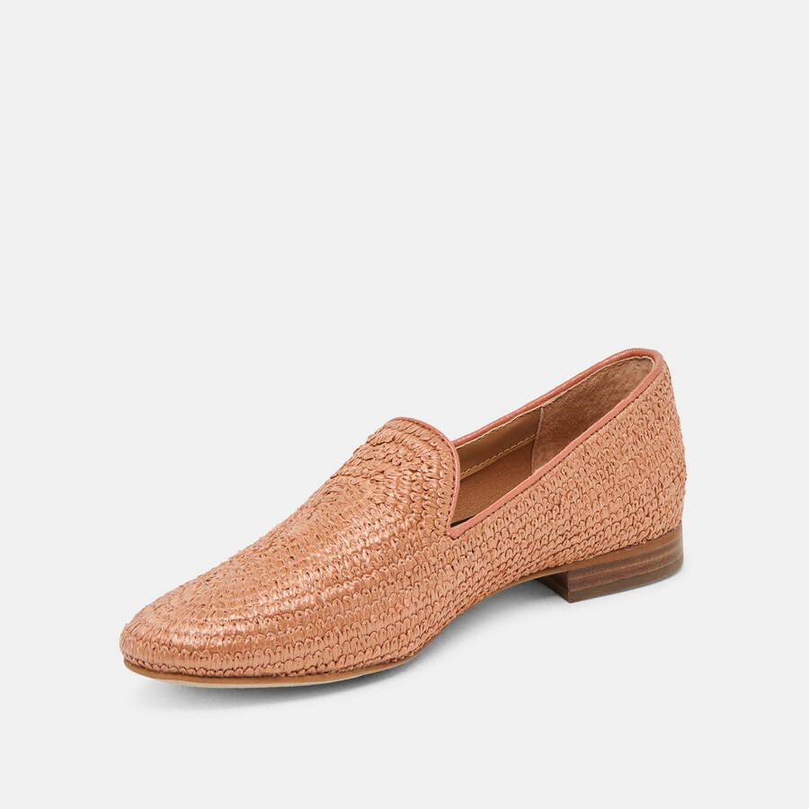 baylen flats maple woven raffia