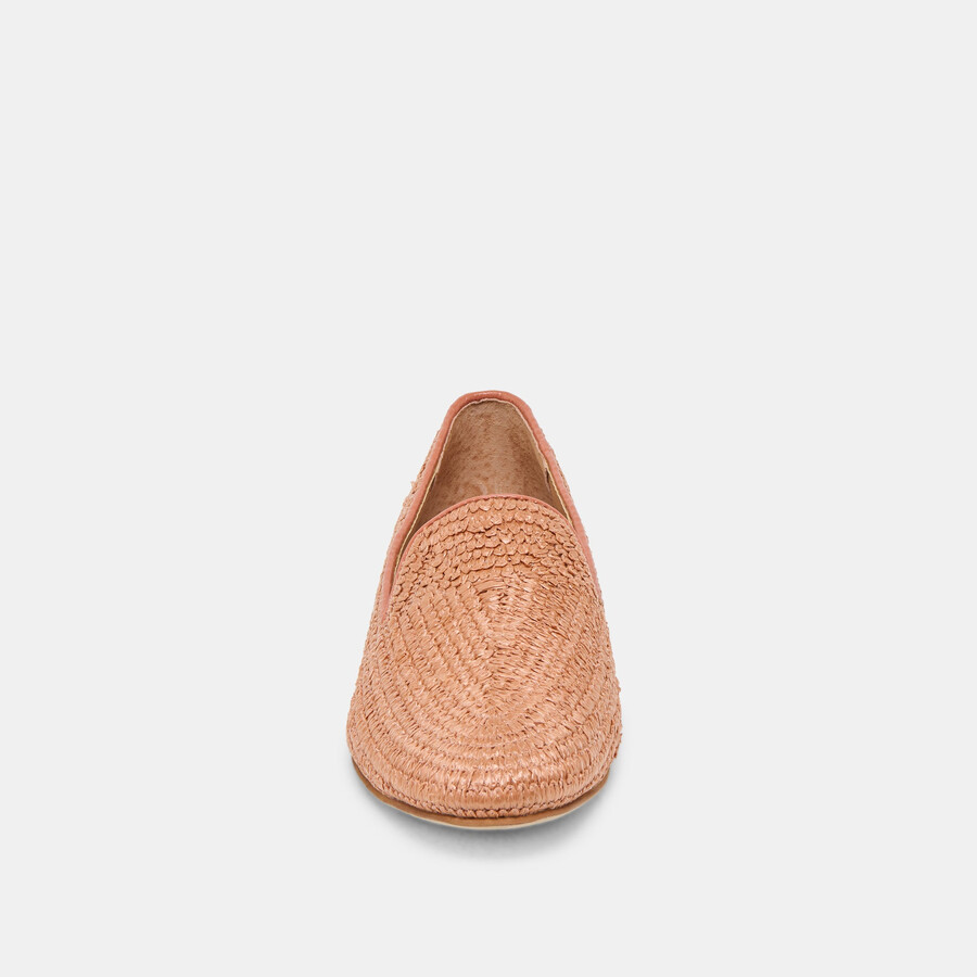 baylen flats maple woven raffia