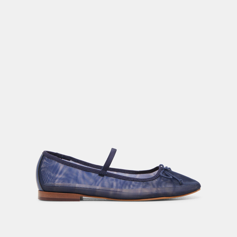 cadel ballet flats navy mesh