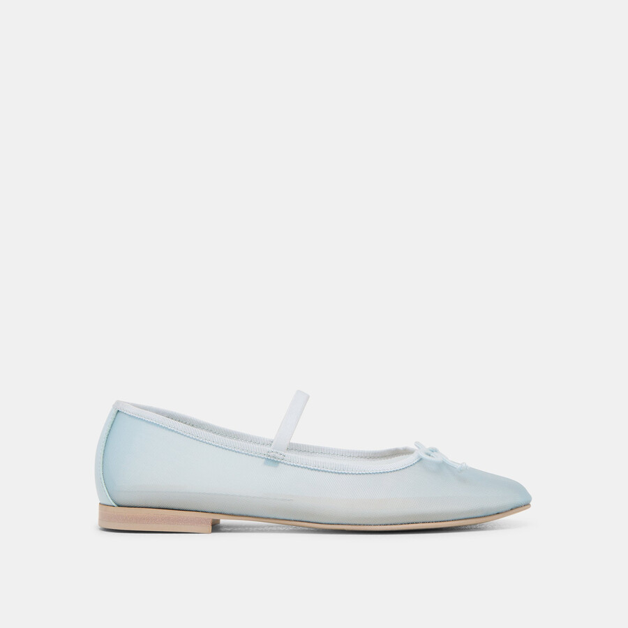 cadel ballet flats ice blue mesh