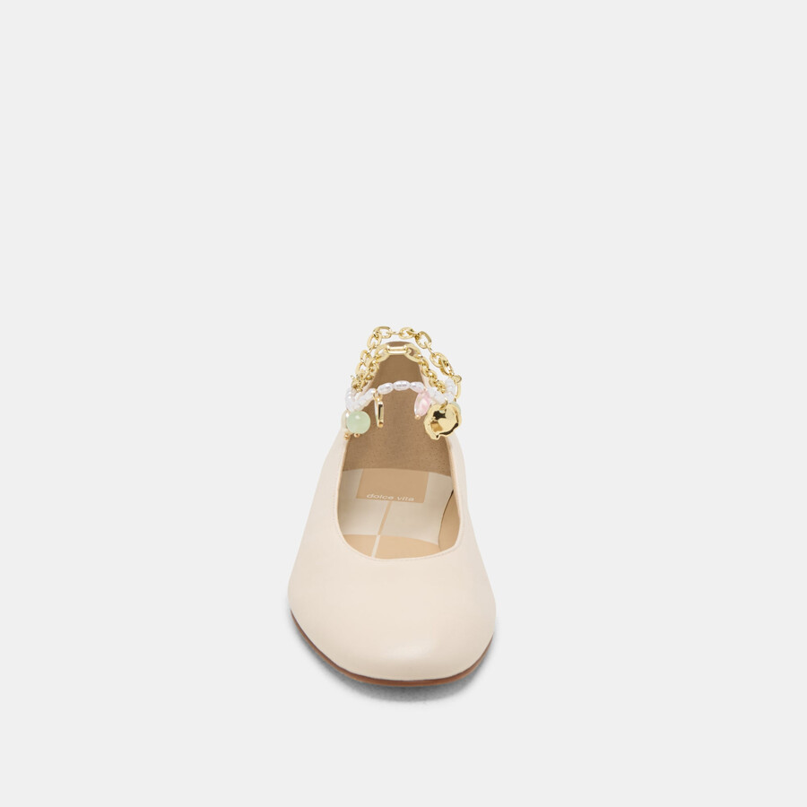 baiden ballet flats bone leather