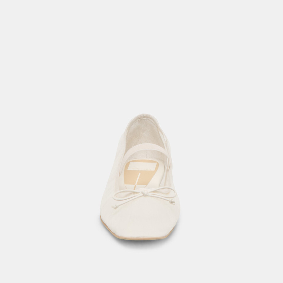 raeven ballet flats white tulle