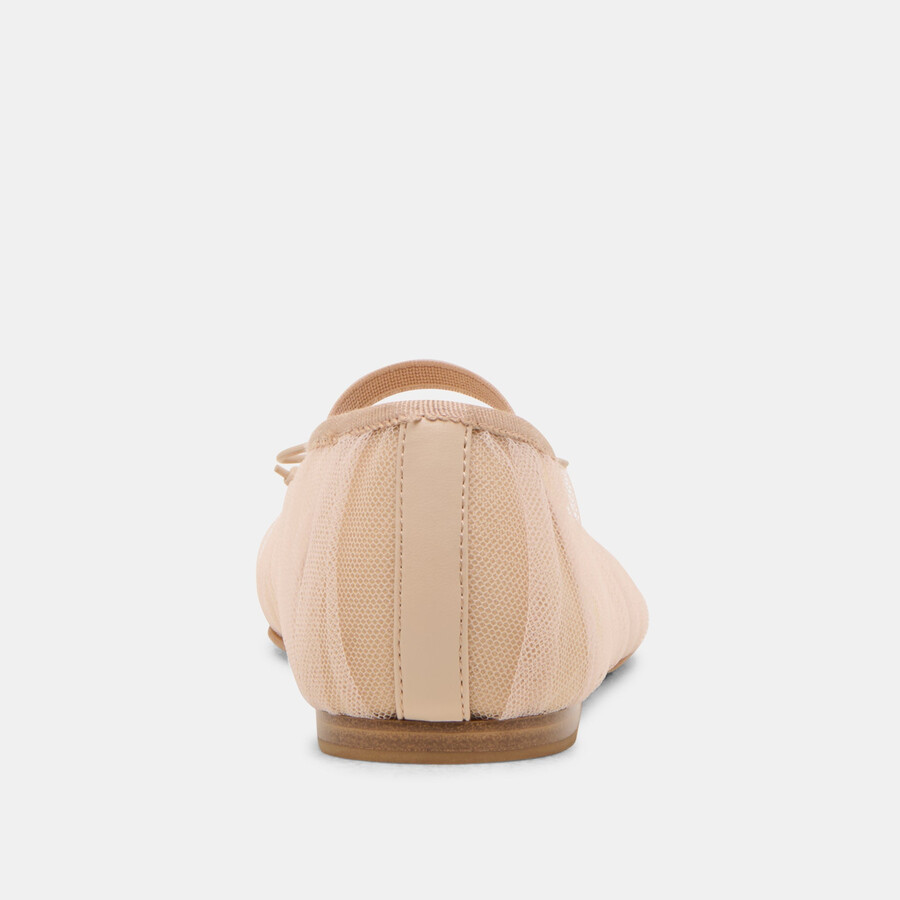raeven ballet flats praline tulle