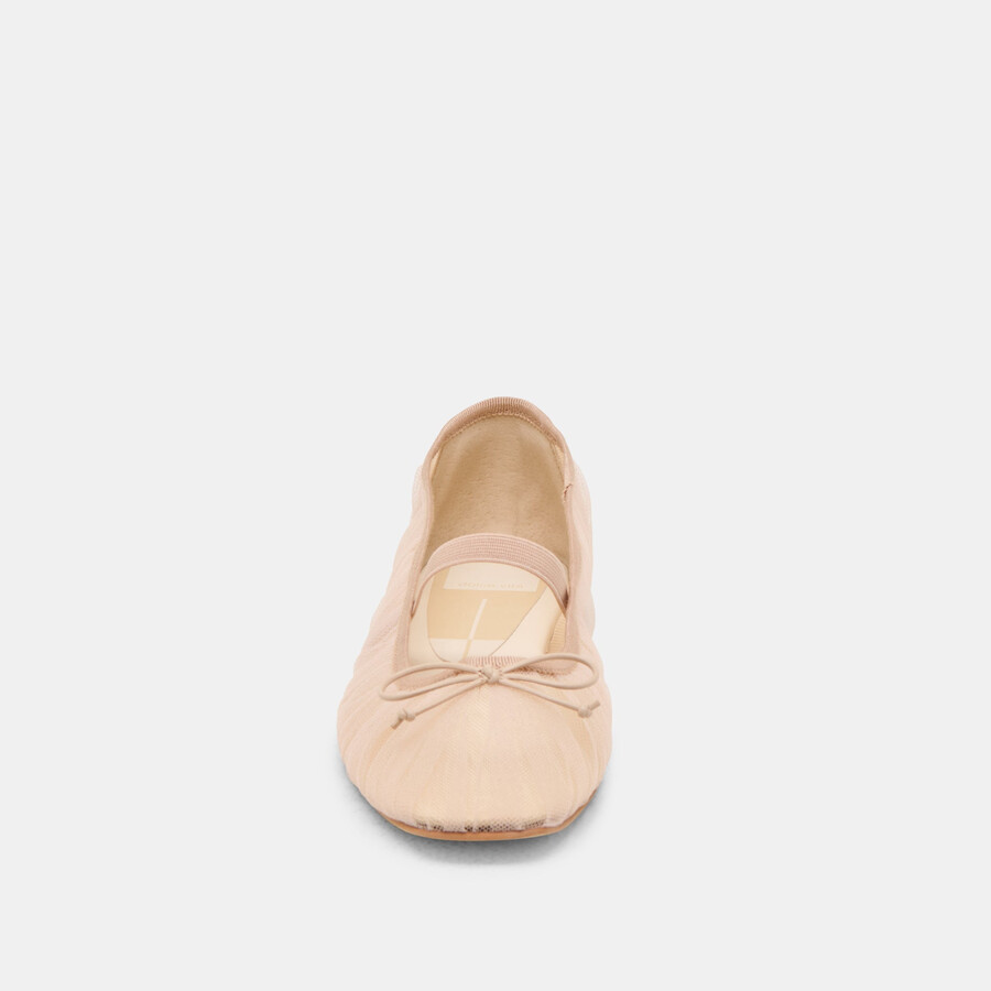 raeven ballet flats praline tulle