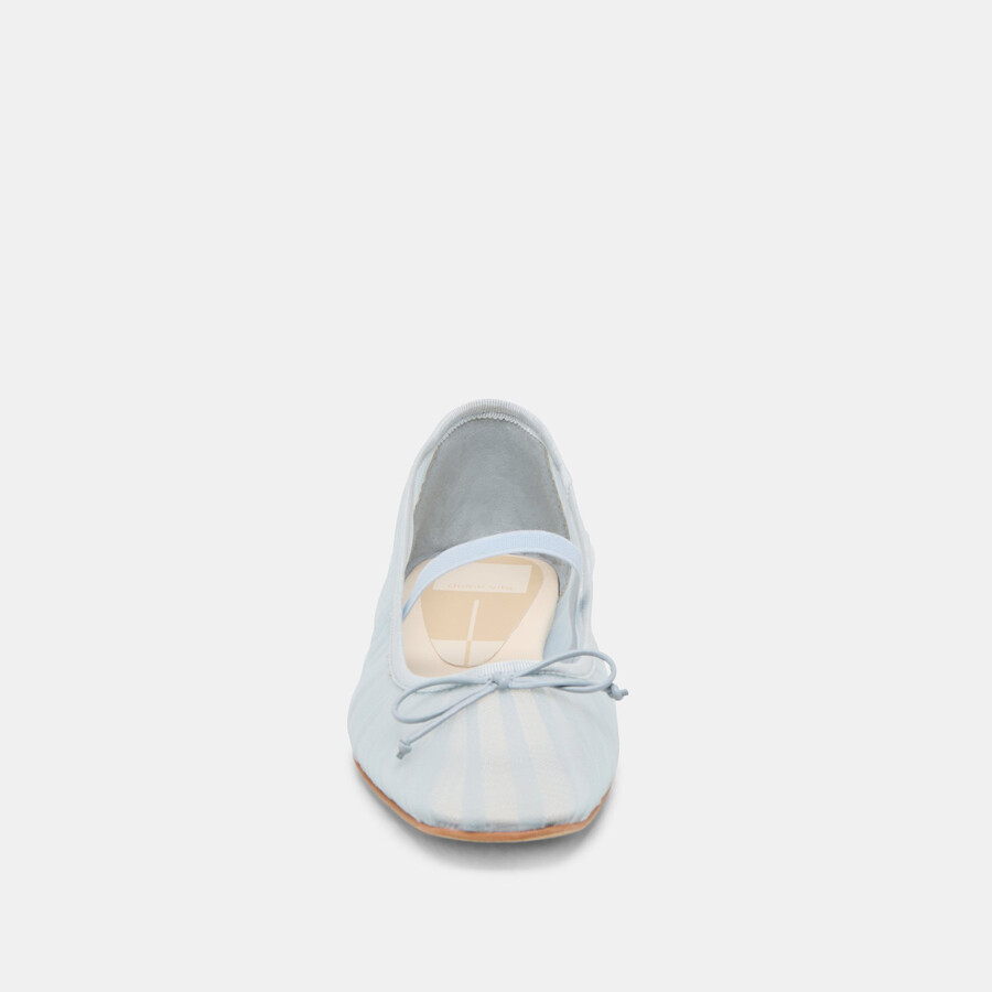 raeven ballet flats light blue tulle