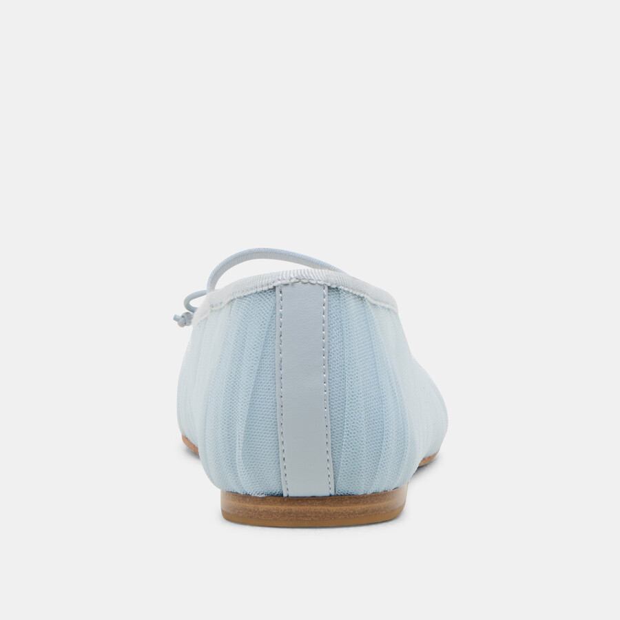raeven ballet flats light blue tulle