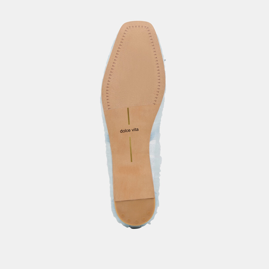 raeven ballet flats light blue tulle