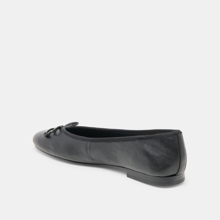 ritla ballet flats black leather